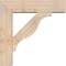 Ekena Millwork Funston Block Smooth Bracket w/ Offset Brace, Douglas Fir, 7 1/2"W x 30"D x 30"H BKT0806X30X30FST05SDF - alternate 2